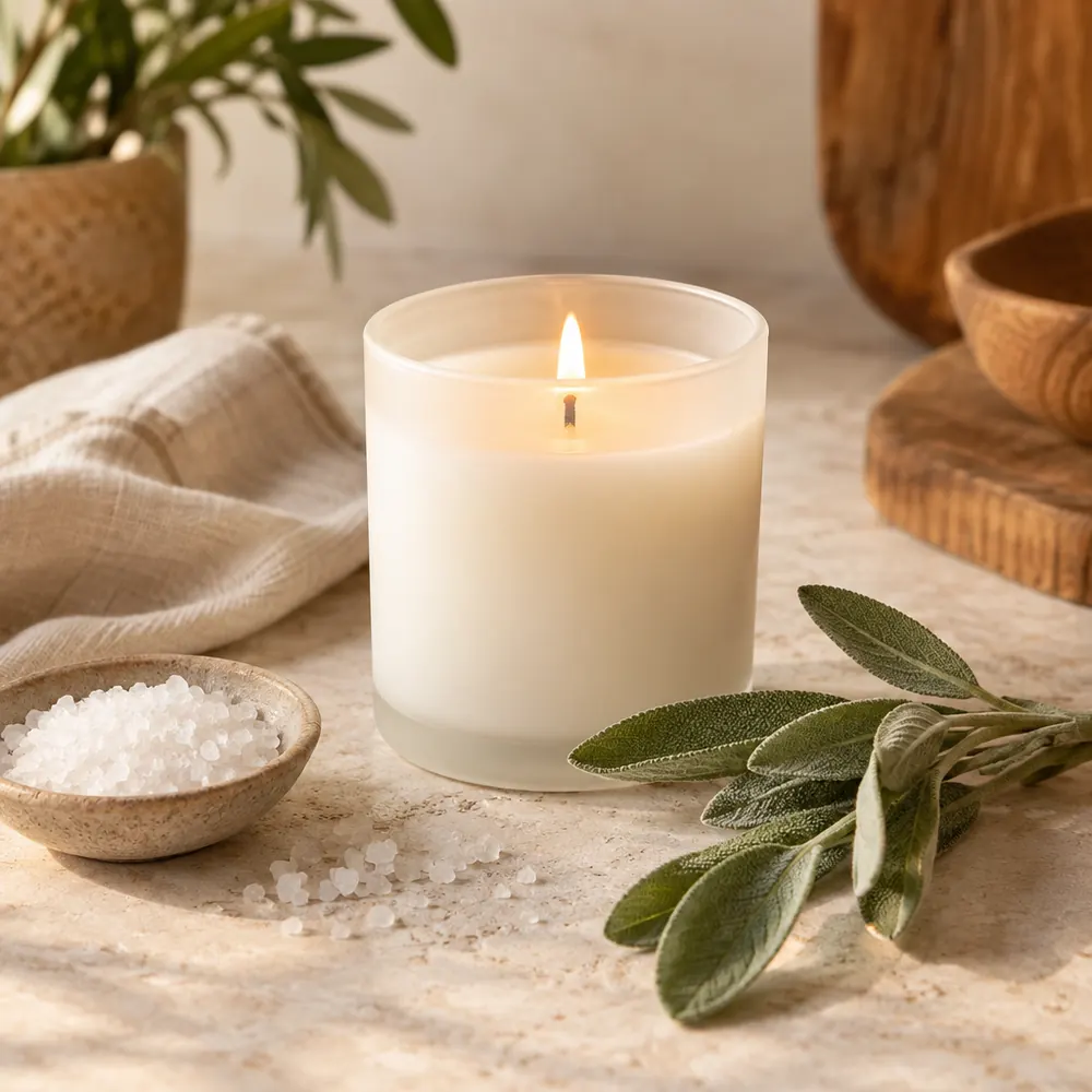 Sea Salt & Sage candle
